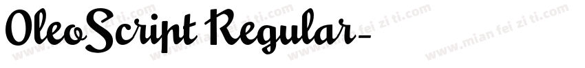 0leoScript Regular字体转换